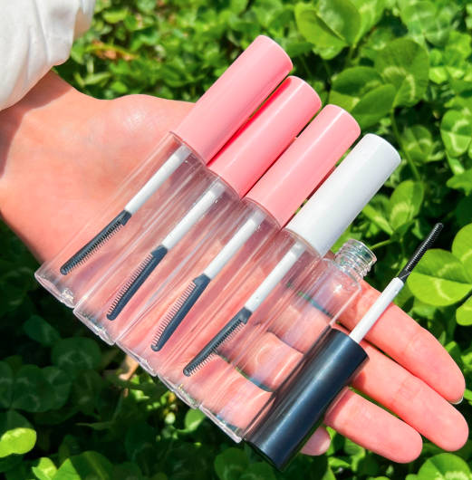 Custom Lipgloss Transparent Plastic Tube Lip Gloss Tube Reusable Mascara Wand in Tube 2