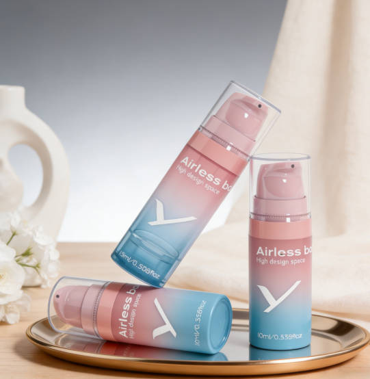 Cosmetic PP Airless Pump 5ml 10ml 15ml Lotion Cream Bottle 2