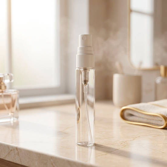 Custom Logo 5ml 10ml 15ml Plastic Airless Pump Spray Bottle Cosmetic Packing Bottle