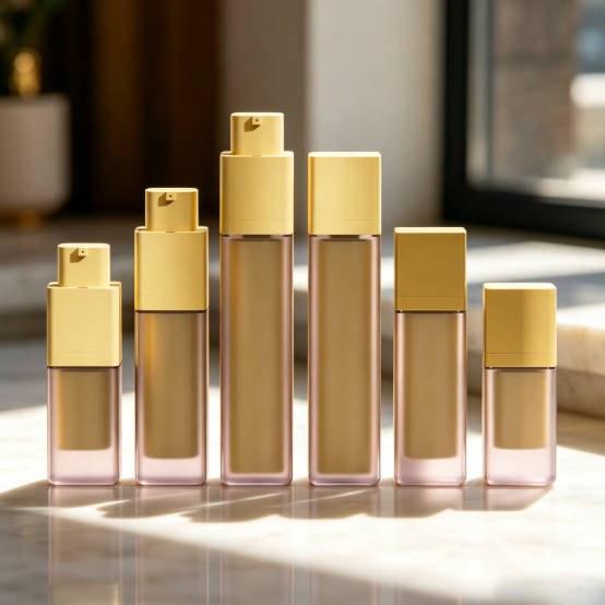 Customized Logo Luxury White 15ml 30ml 50ml Plastic Airless Pump Bottles for Cream Lotion